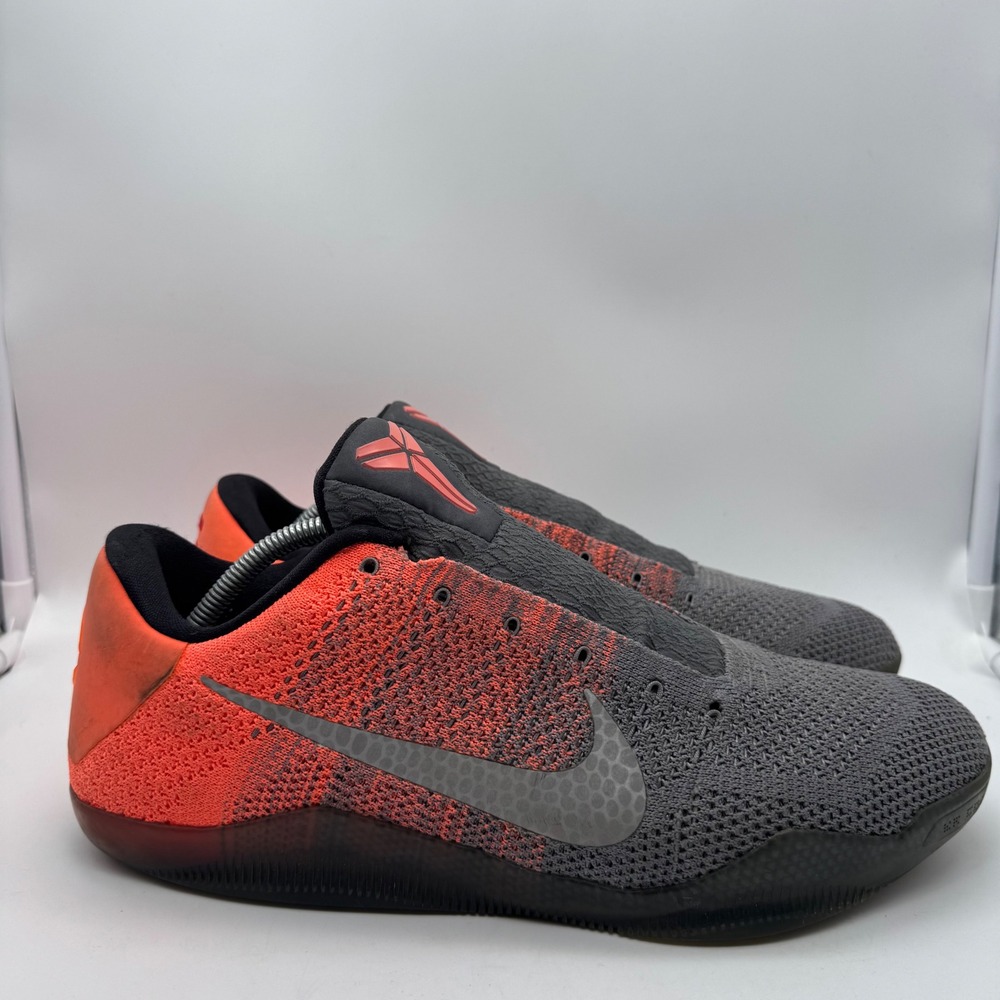 Nike Kobe 11 Elite Low Easter Dark Grey Mango Basketball 822675-078 Mens 12